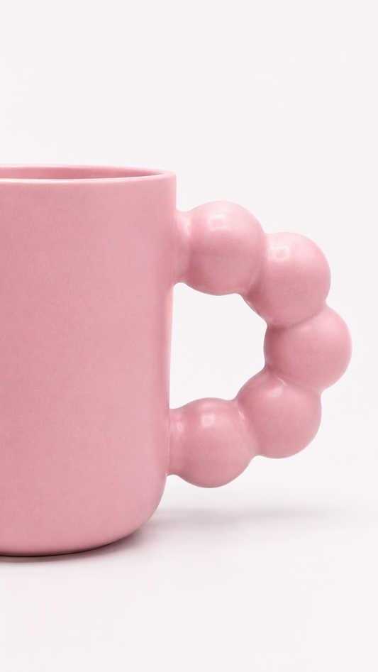 TAZA BUBBLE ROSA