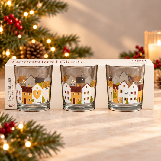 Pack 3 Vasos Casitas