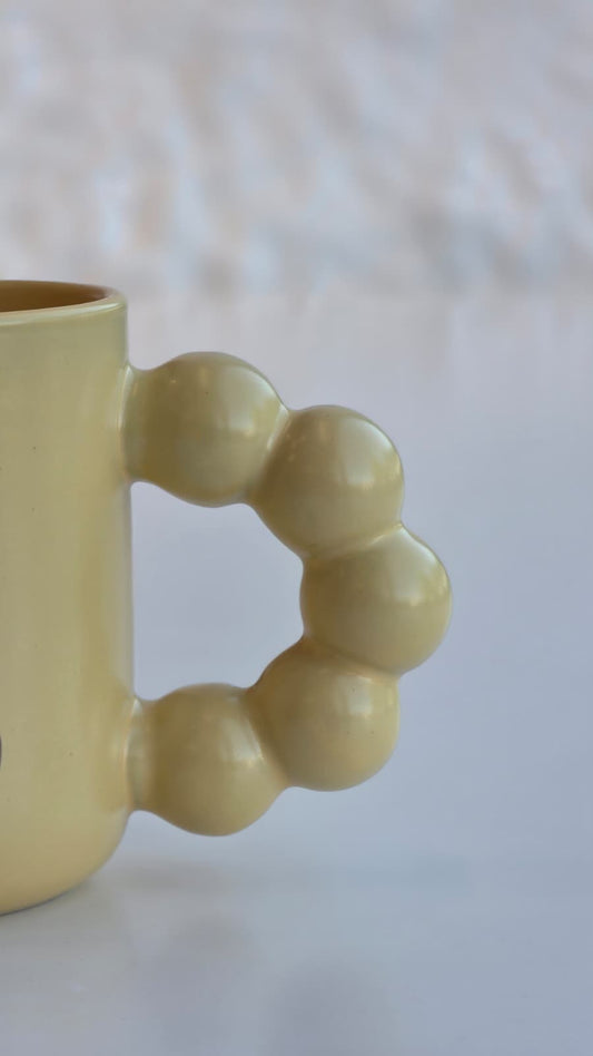TAZA BUBBLE AMARILLA