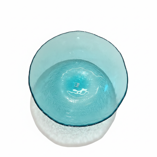 Bowl turquesa cenital - fondo blanco