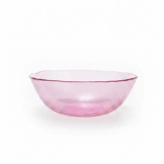 Cuenco rosa - frontal fondo blanco