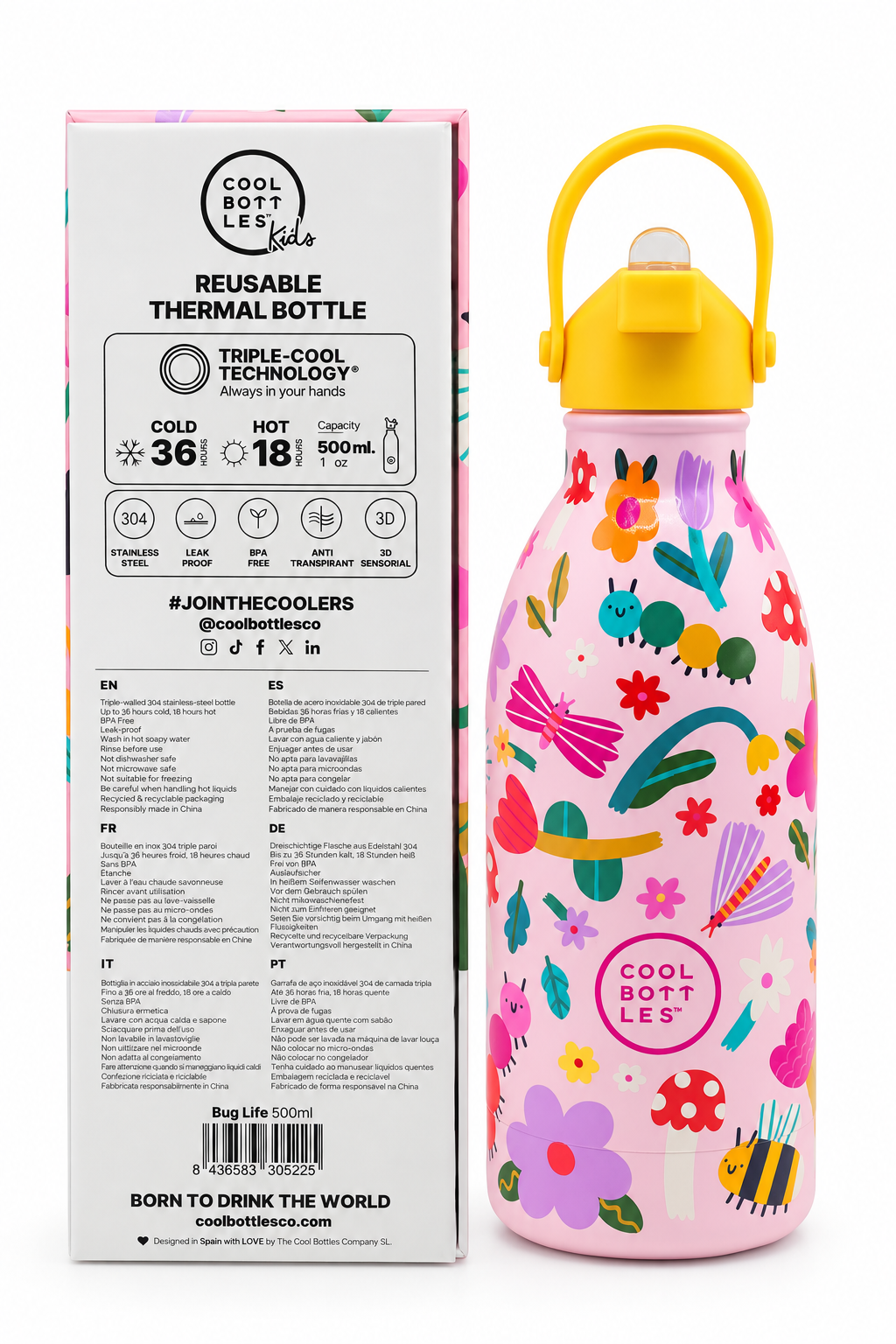 The Kids Bottle - Bug Life 500ml