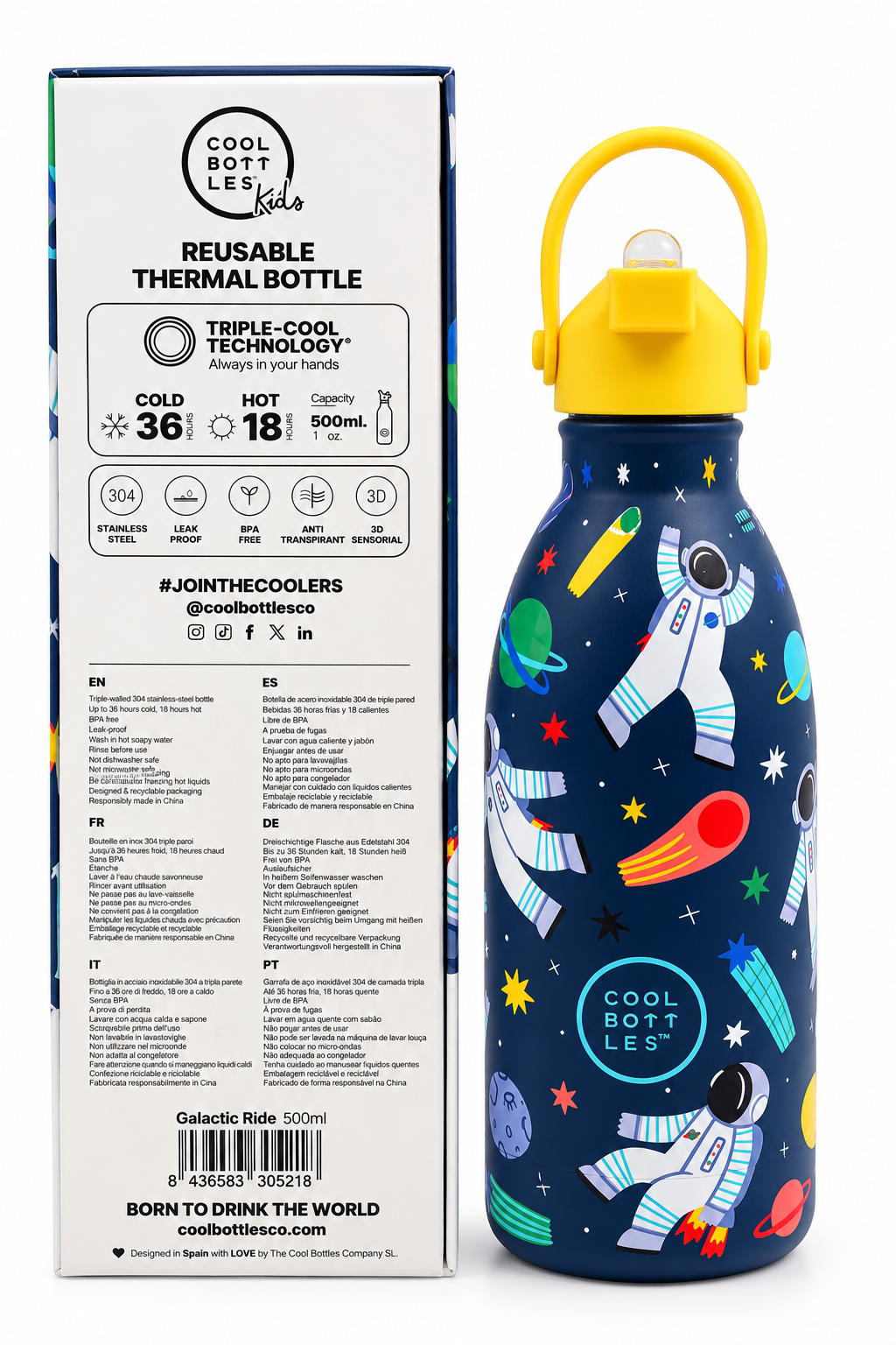 The Kids Bottle - Galactic Ride 500ml