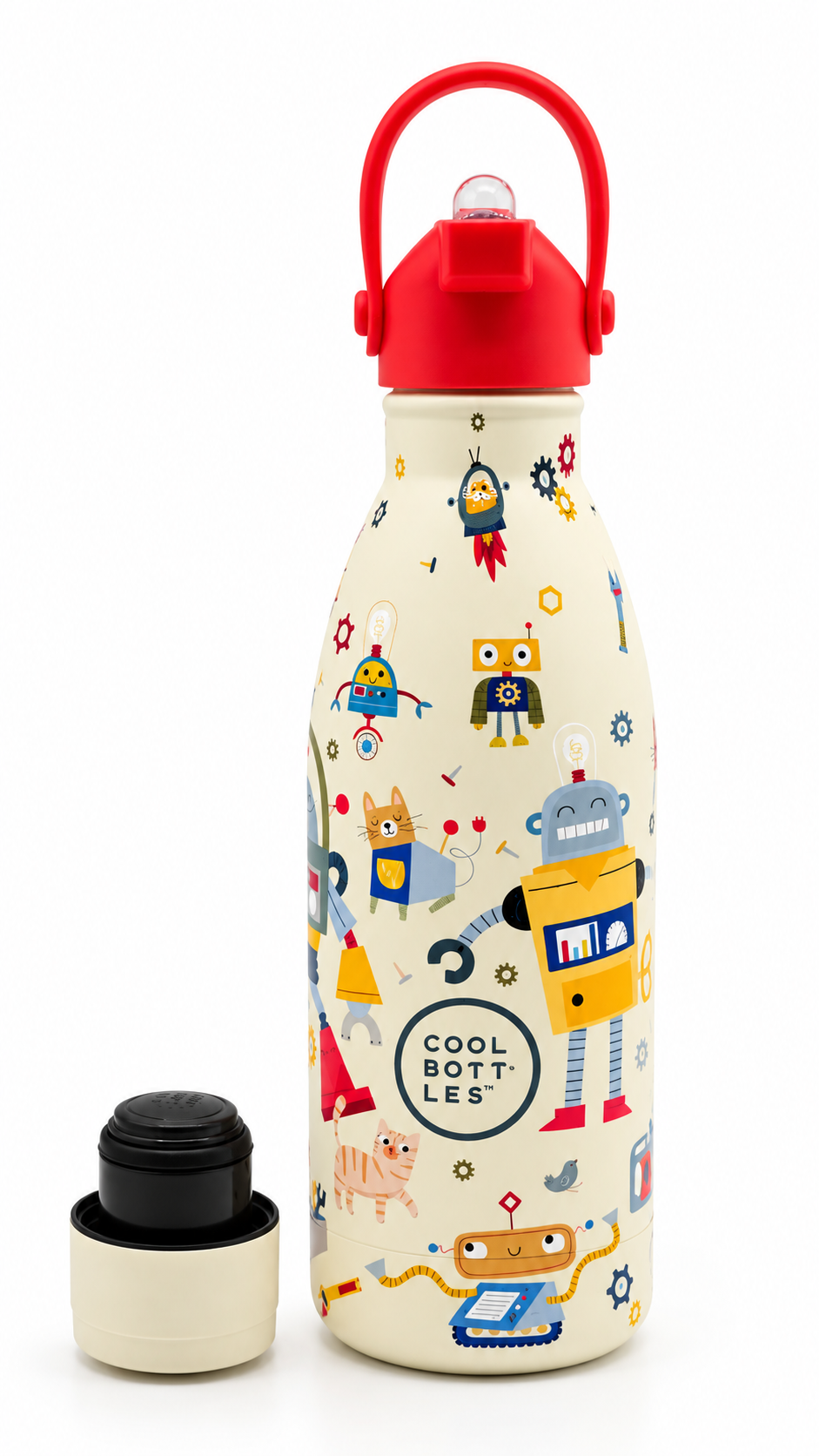 The Kids Bottle - Messy Robots 350ml