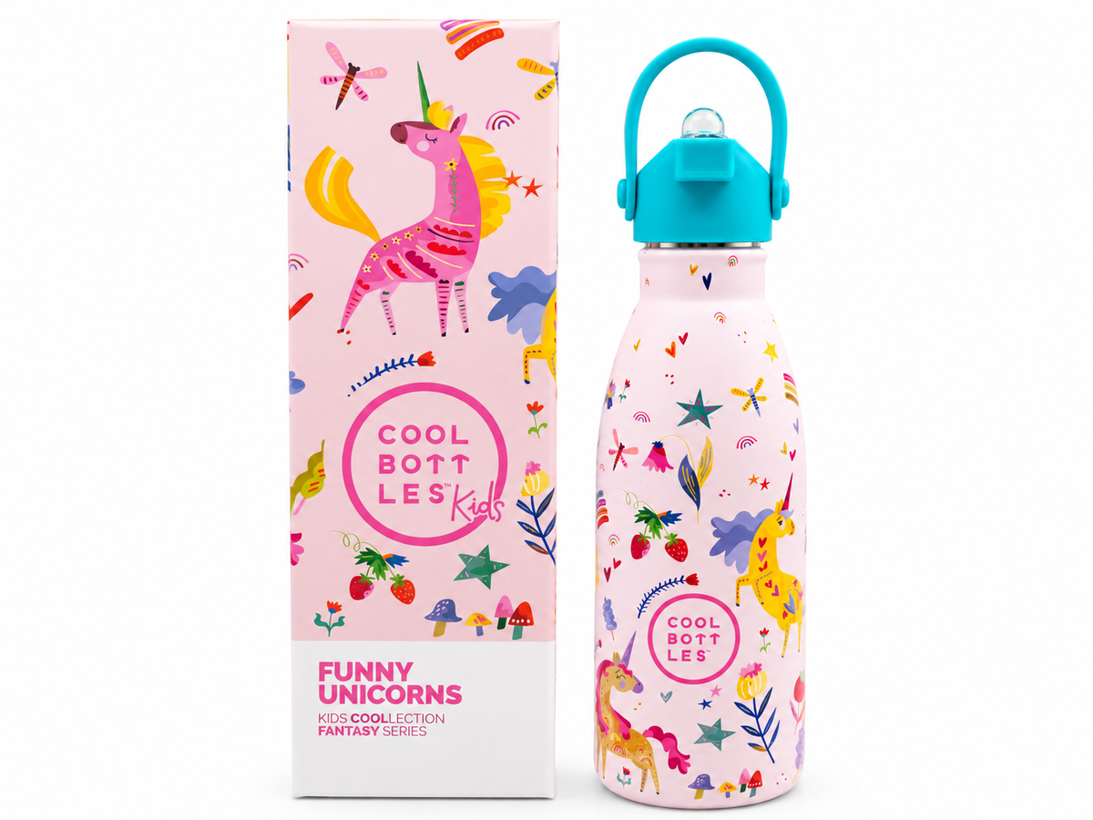 The Kids Bottle - Funny Unicorns 350ml