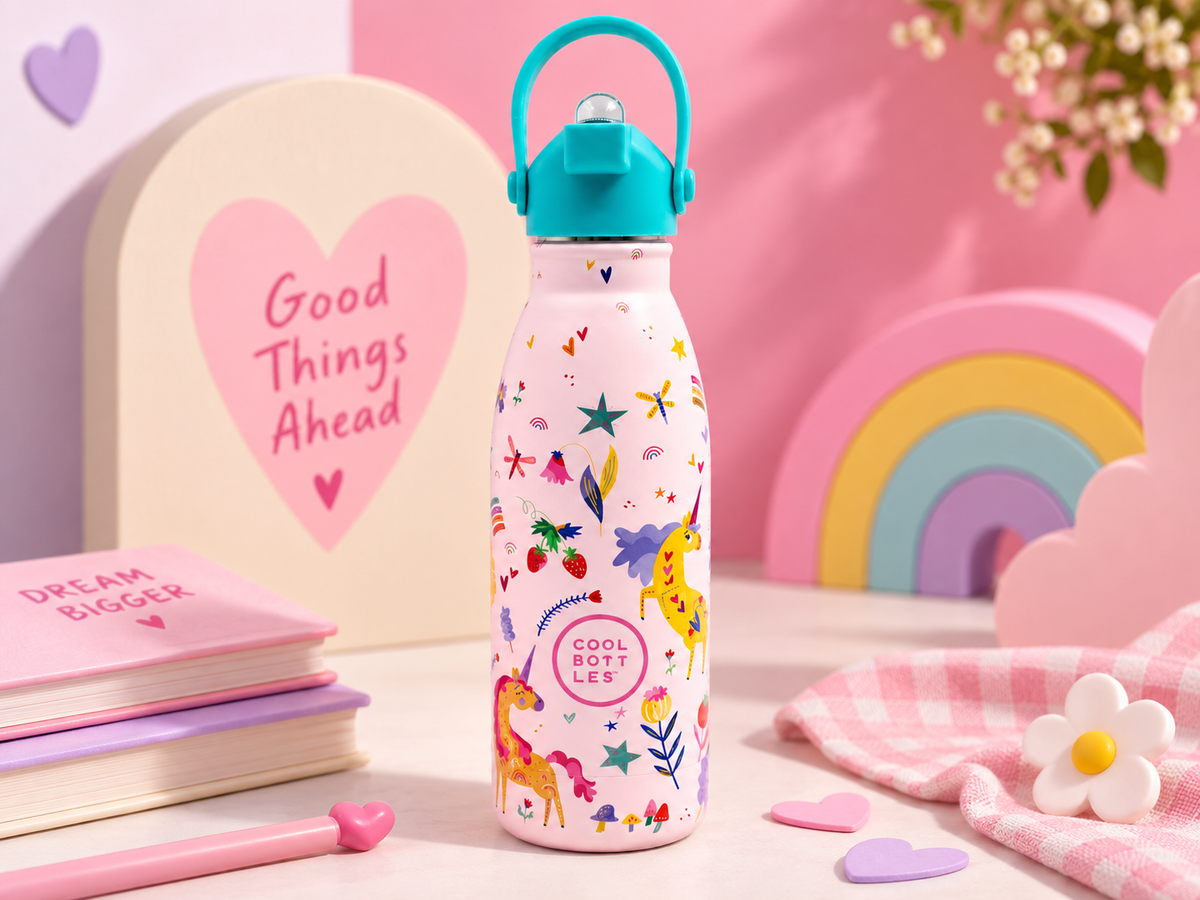 The Kids Bottle - Funny Unicorns 350ml