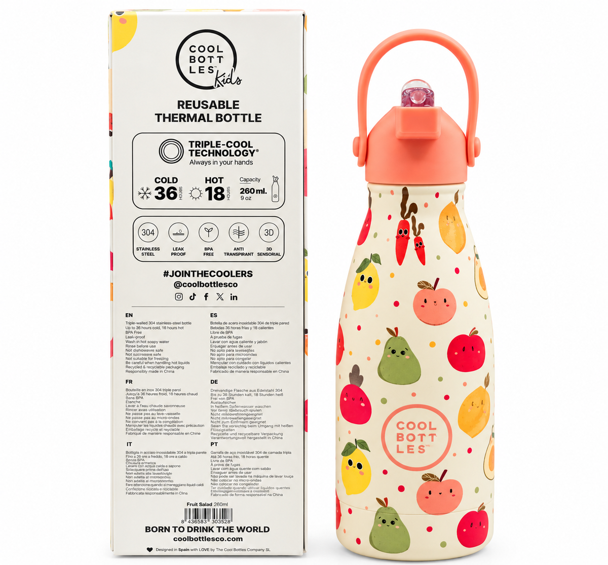 The Kids Bottle - Fruit Salad 260ml