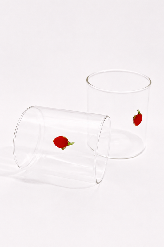 VASO CRISTAL FRESA