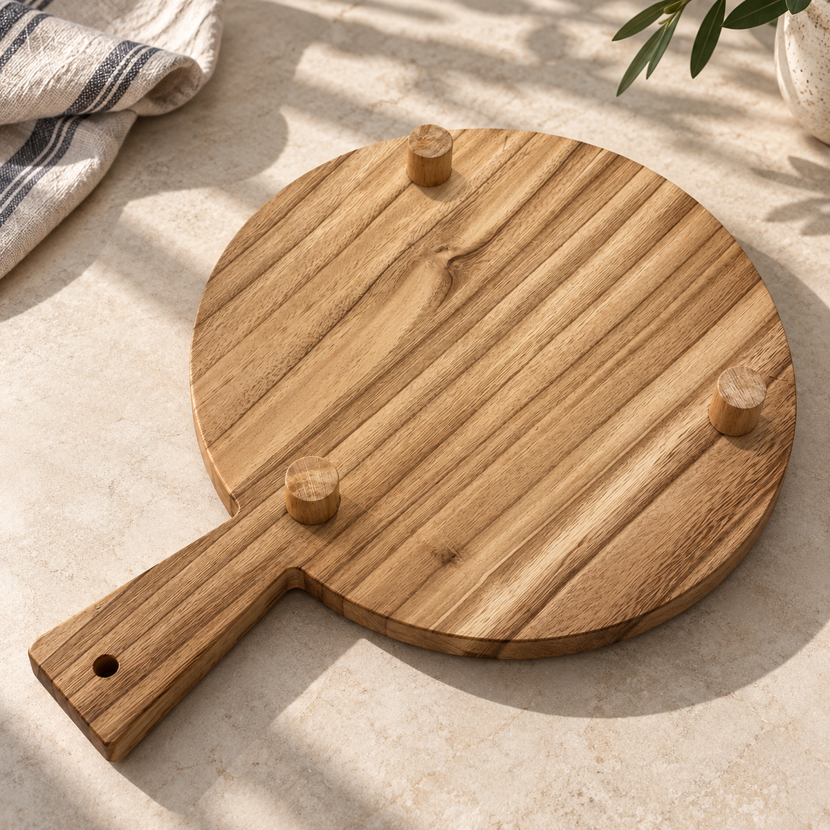 TABLA MADERA CON ASA
