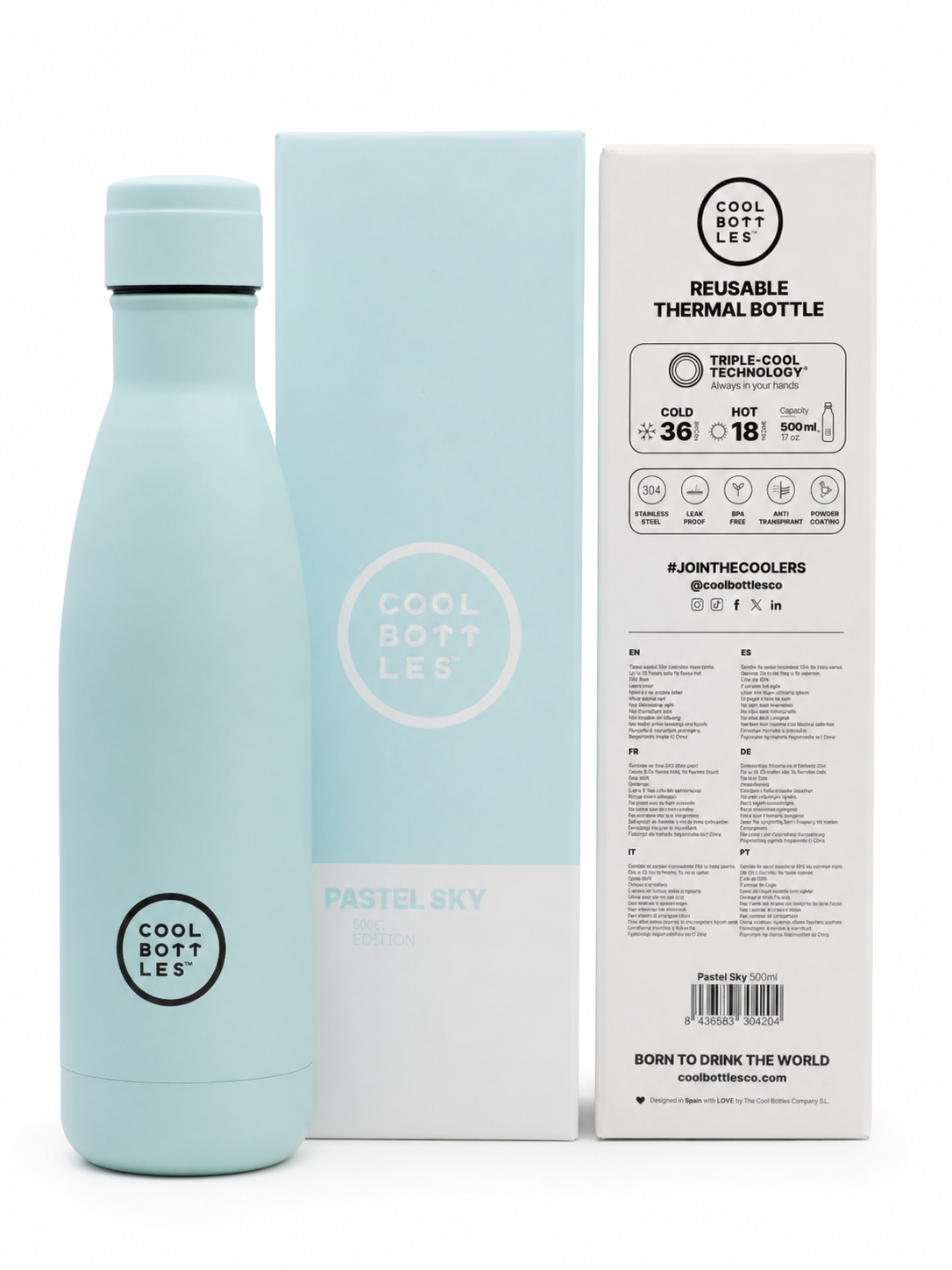 The Bottle - Pastel Sky 500ml