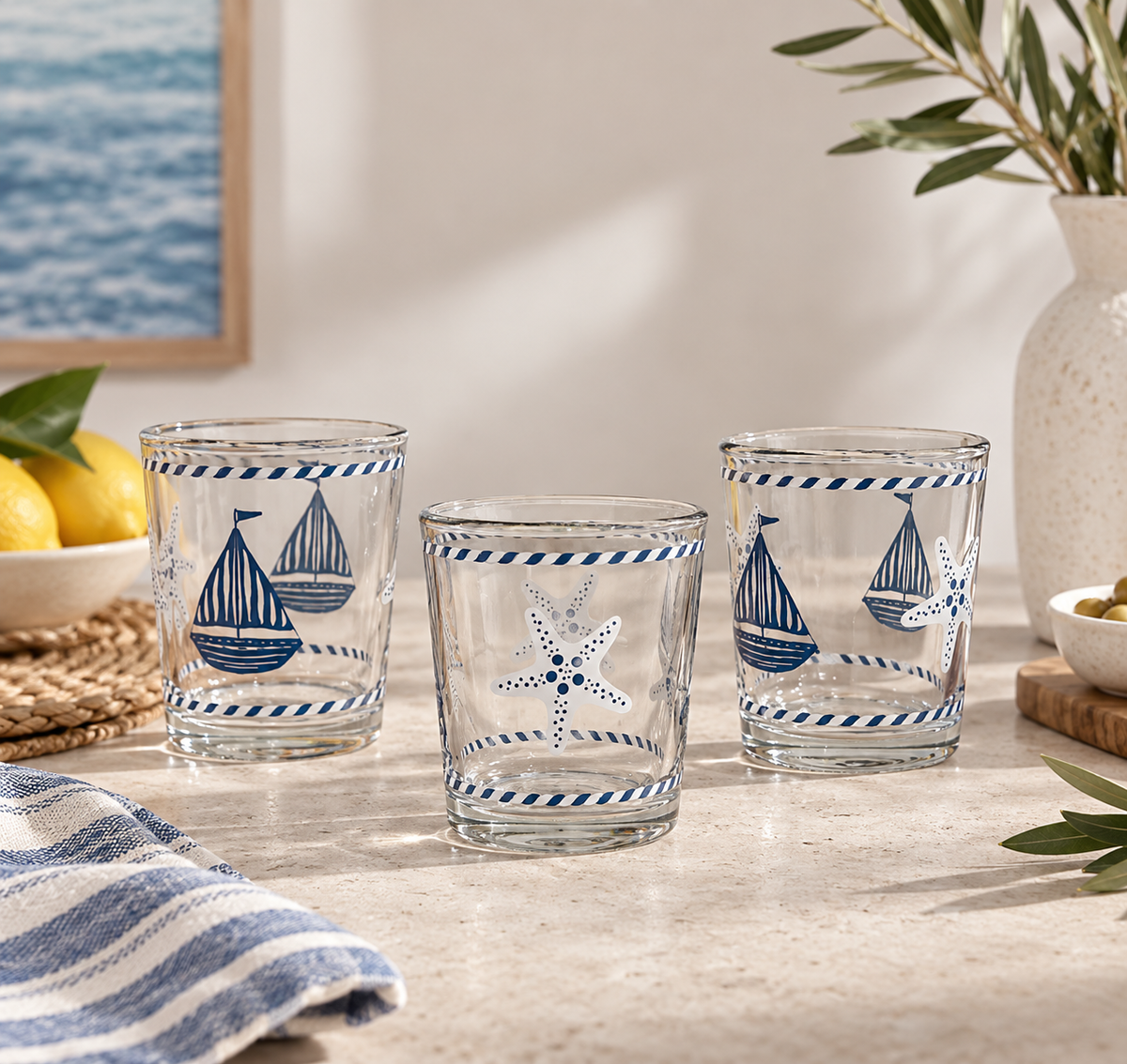 PACK 3 VASOS MARINEROS