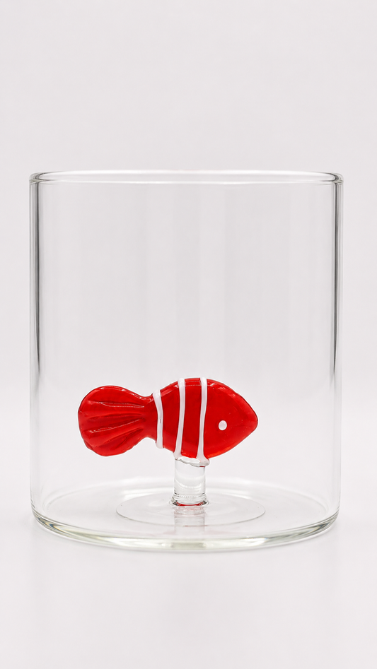 VASO MARINERO PEZ ROJO