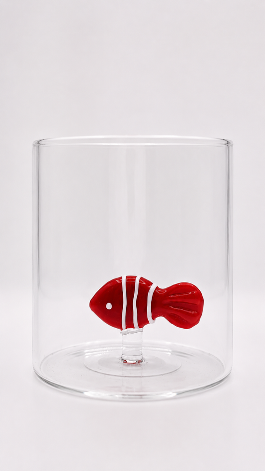 VASO MARINERO PEZ ROJO