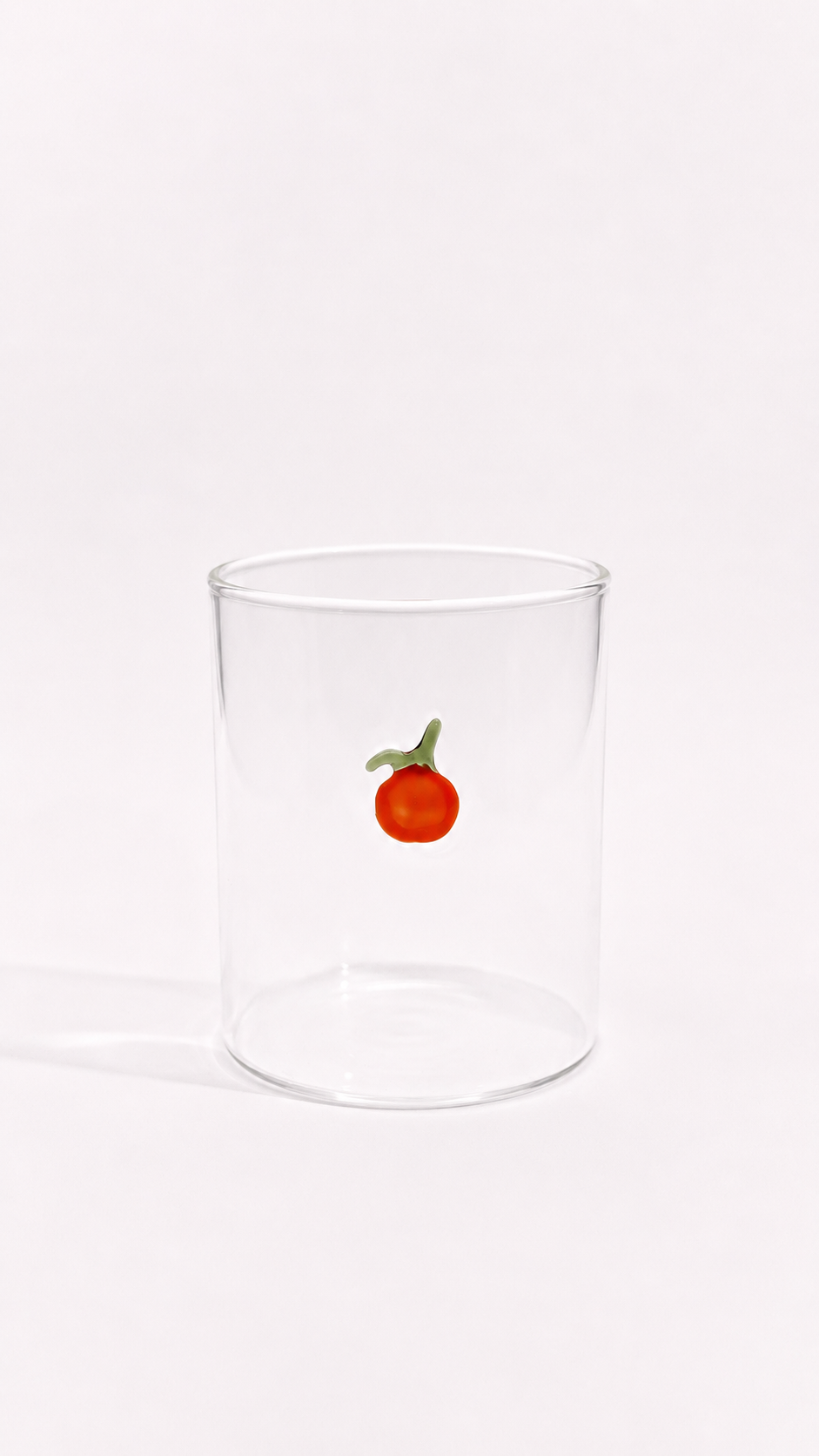 VASO CRISTAL NARANJA