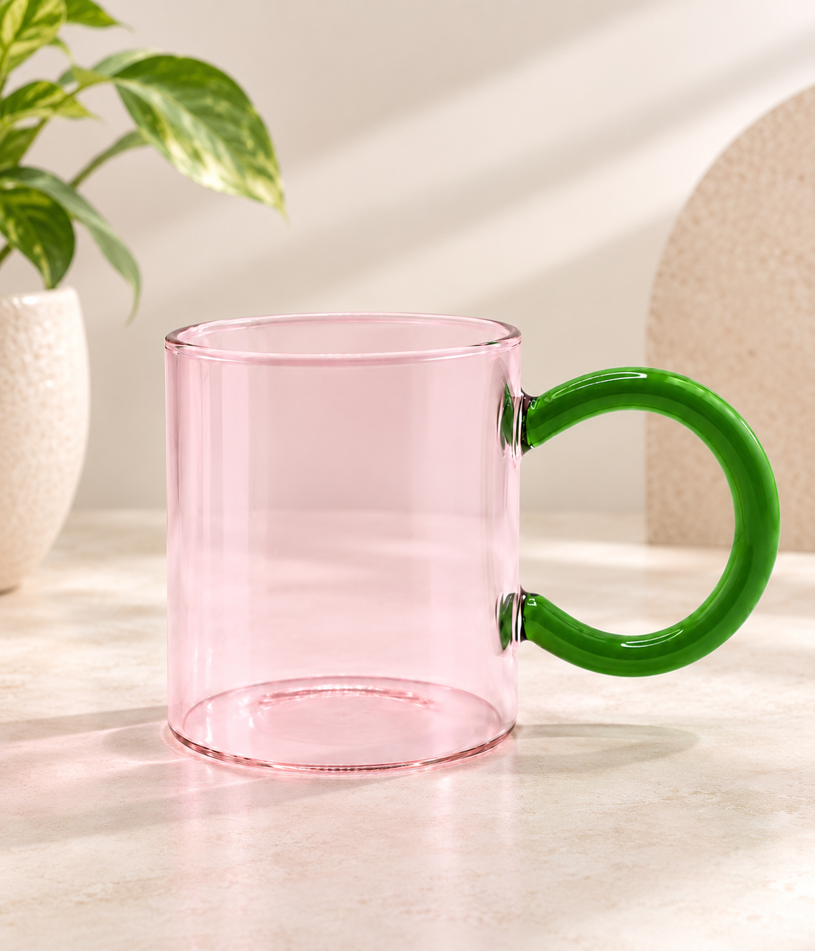 MUG CRISTAL ROSA
