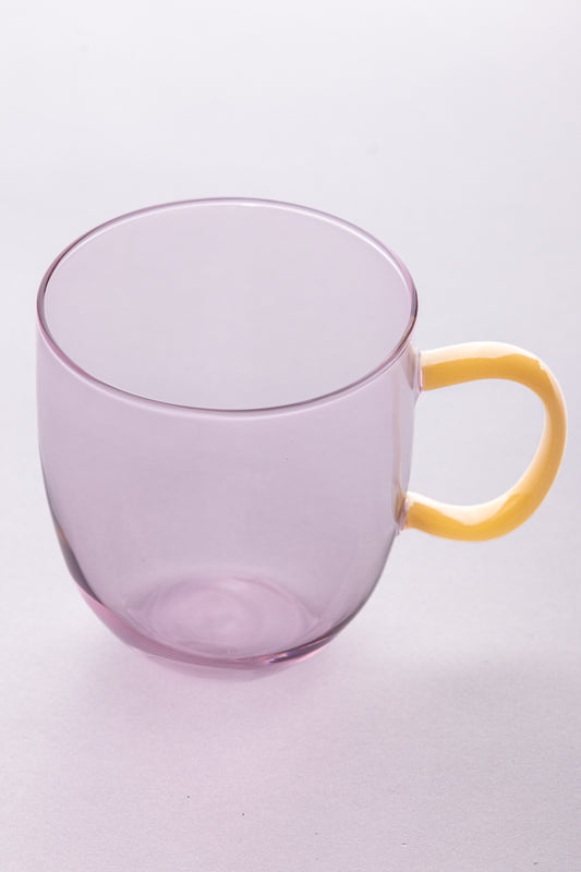 TAZA CRISTAL L ROSA