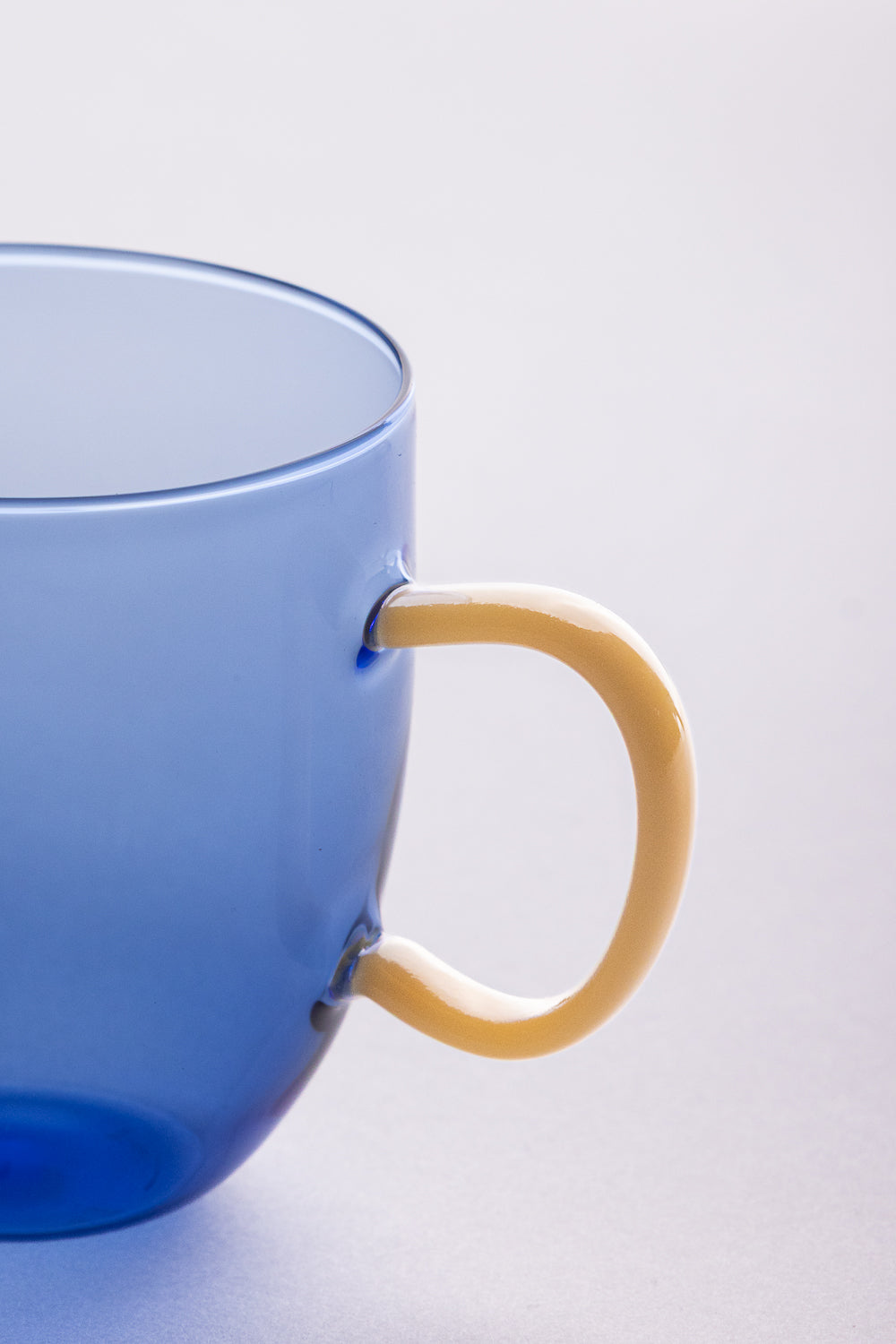 TAZA CRISTAL L AZUL