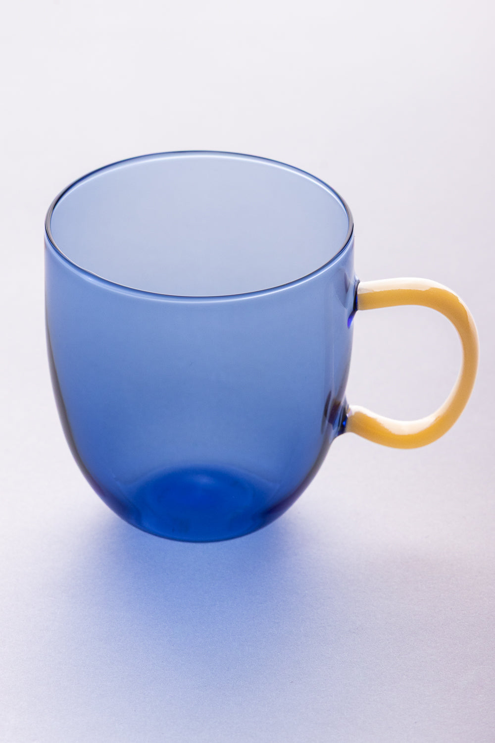 TAZA CRISTAL L AZUL