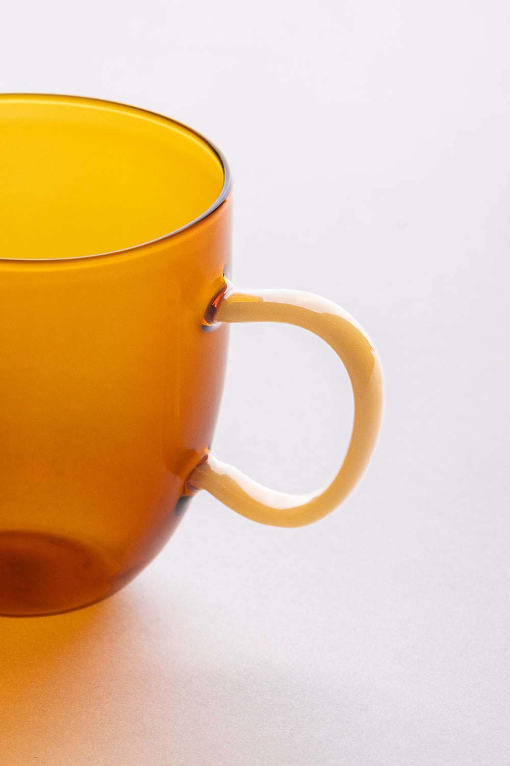 TAZA CRISTAL L AMBAR