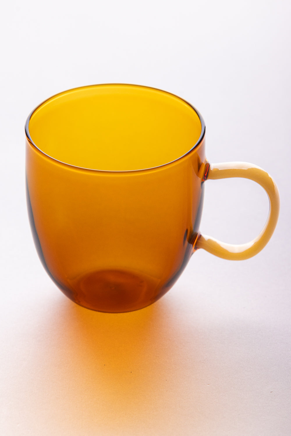 TAZA CRISTAL L AMBAR