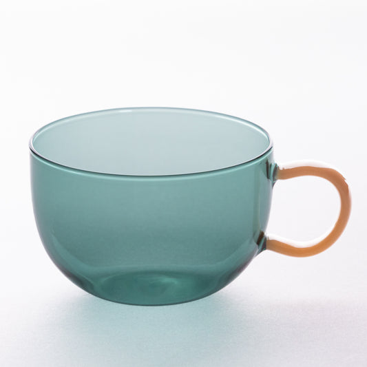 TAZA CRISTAL M VERDE