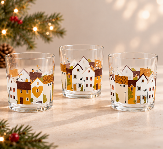 Pack 3 Vasos Casitas