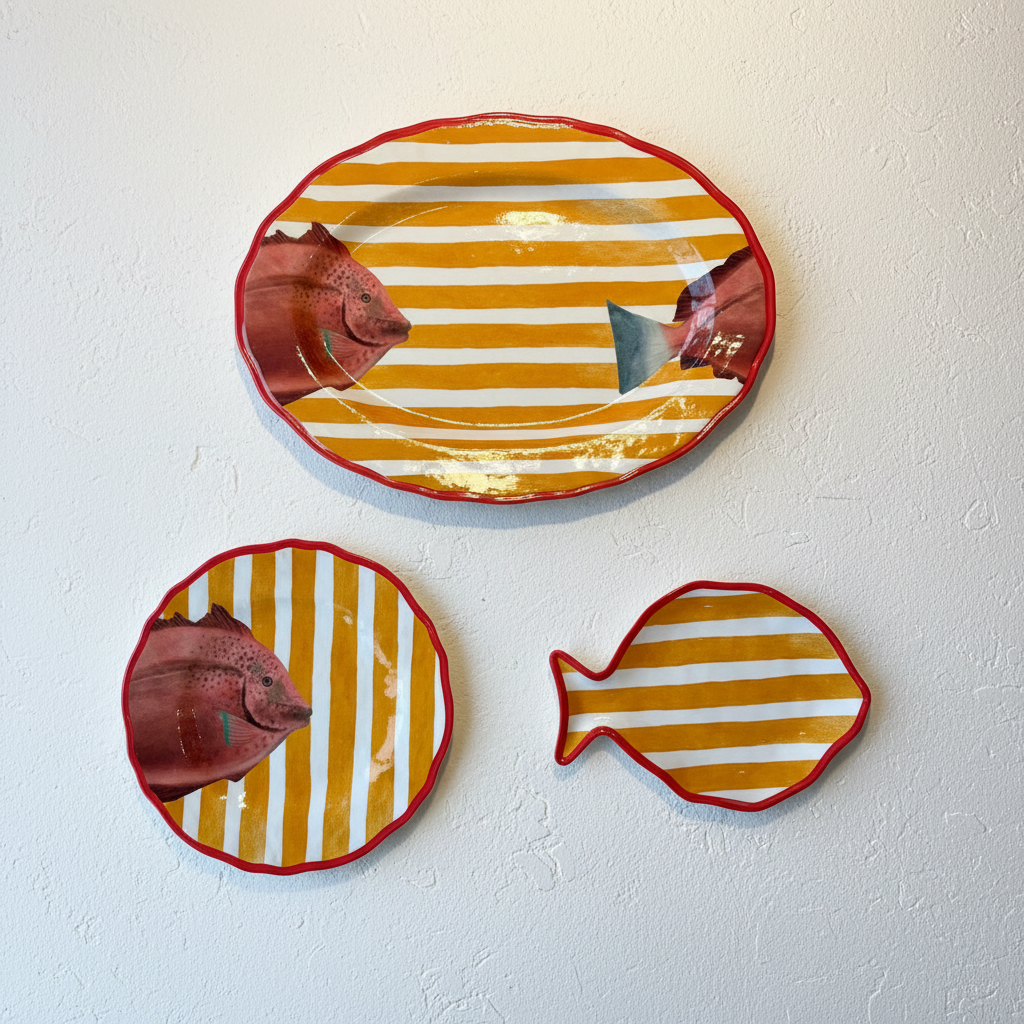 PLATO PEZ 28 CM MELAMINA