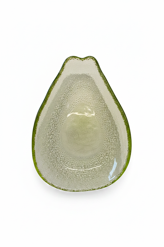 Bol verde cenital fondo blanco puro