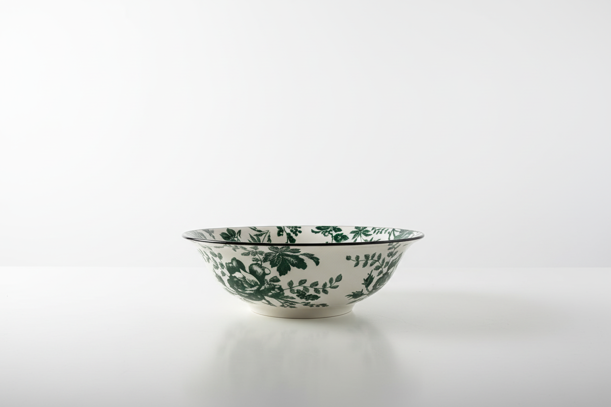 Bowl grande cerámica floral