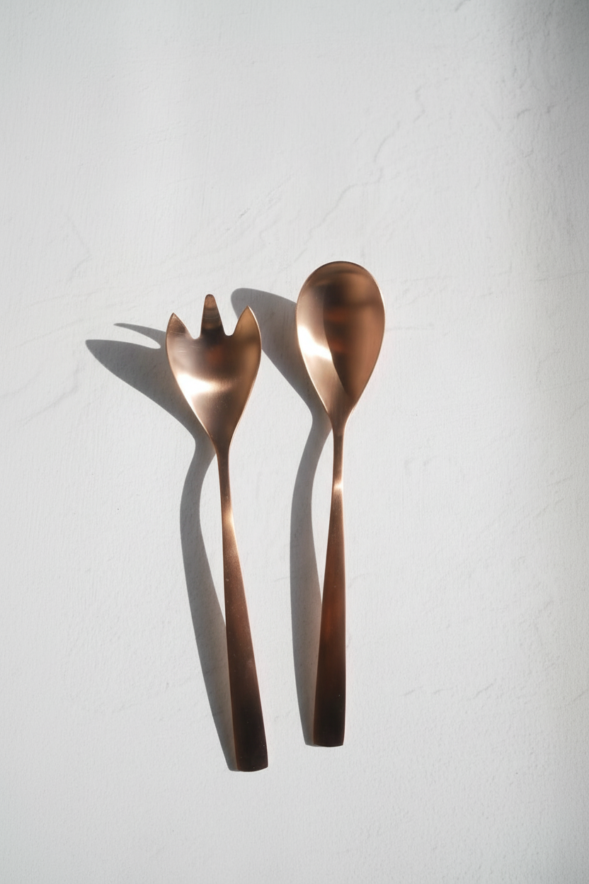 Cubiertos con sombras dramáticas