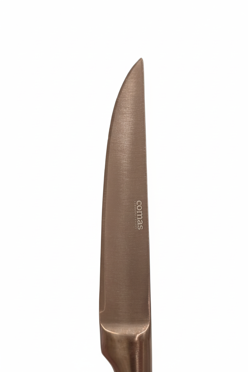 Cuchillo cobre detalle