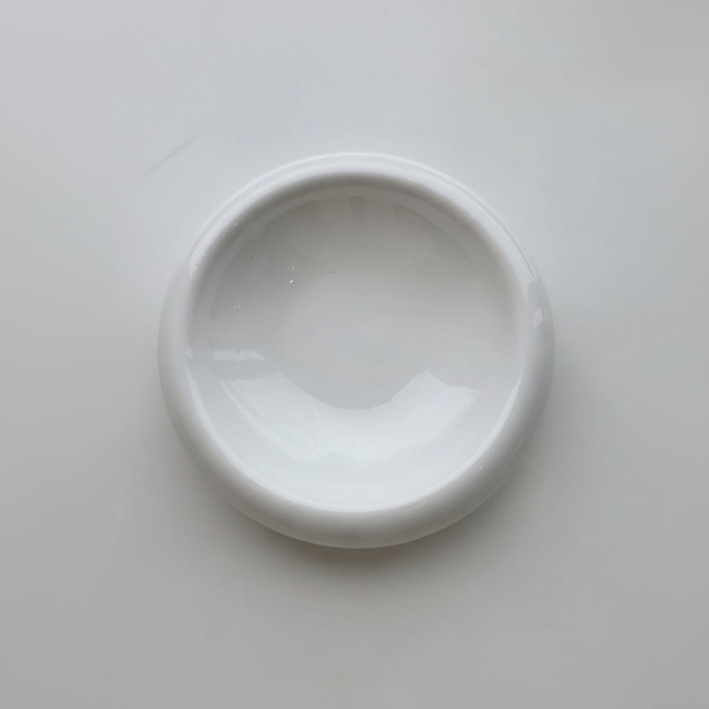 Cuenco blanco cenital HD