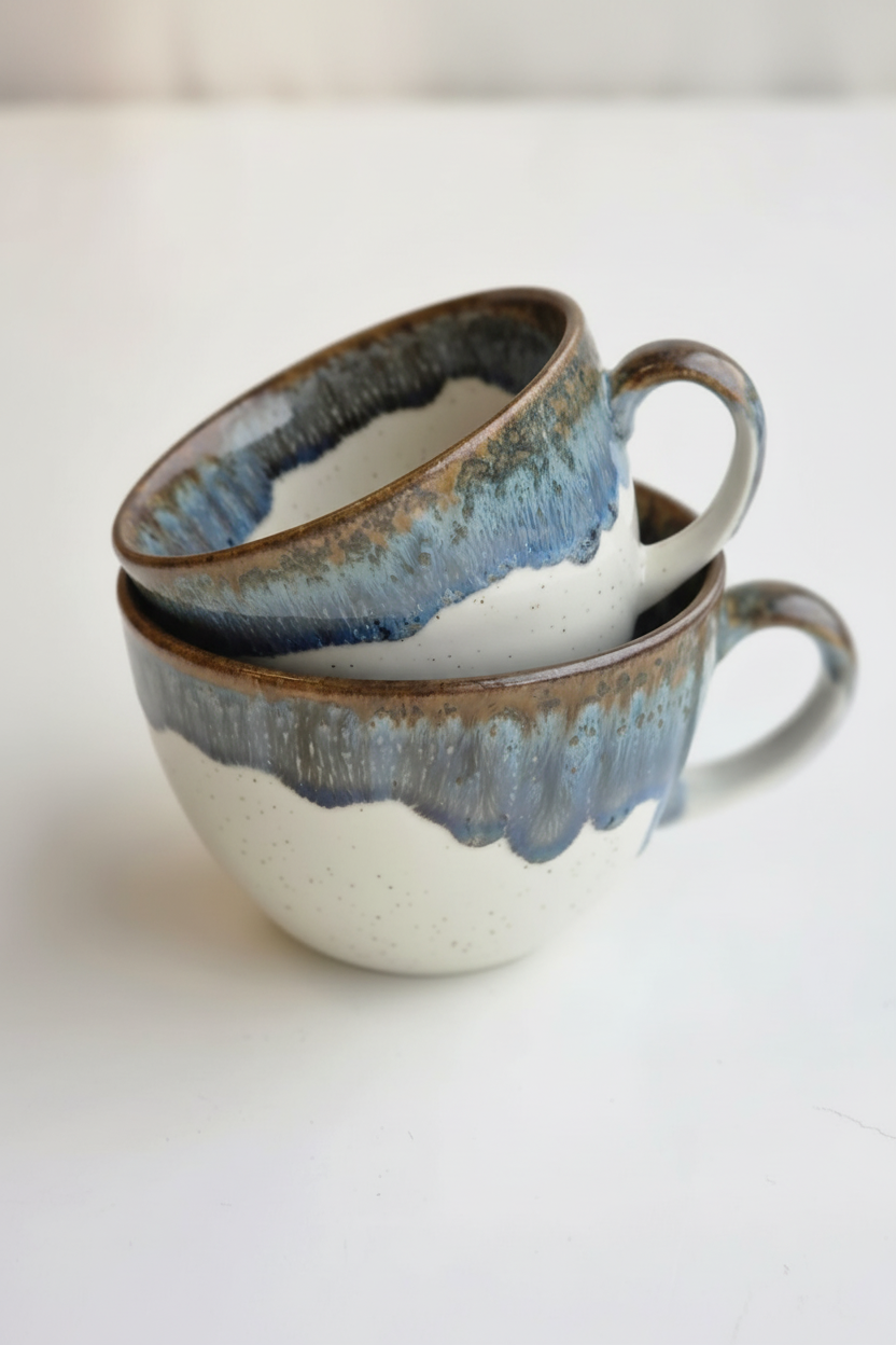 Dos tazas apiladas - mejorada