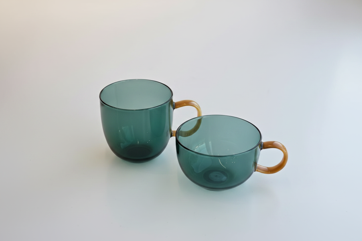 Dos tazas teal