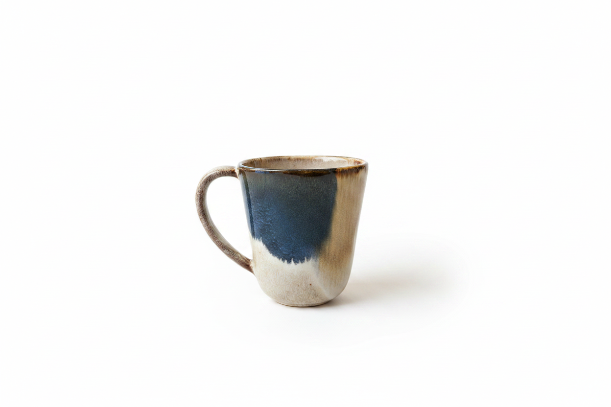 Mug azul frontal