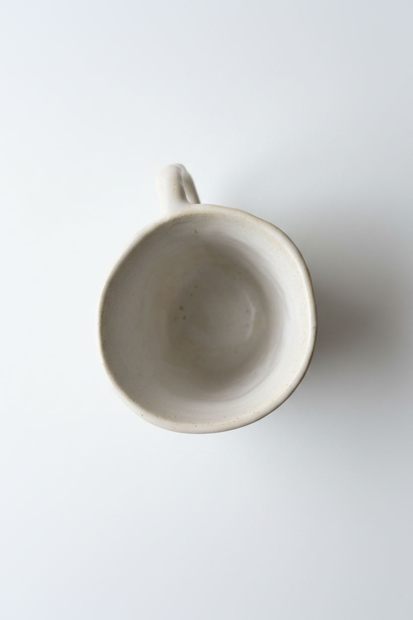 Mug cerámica - vista cenital