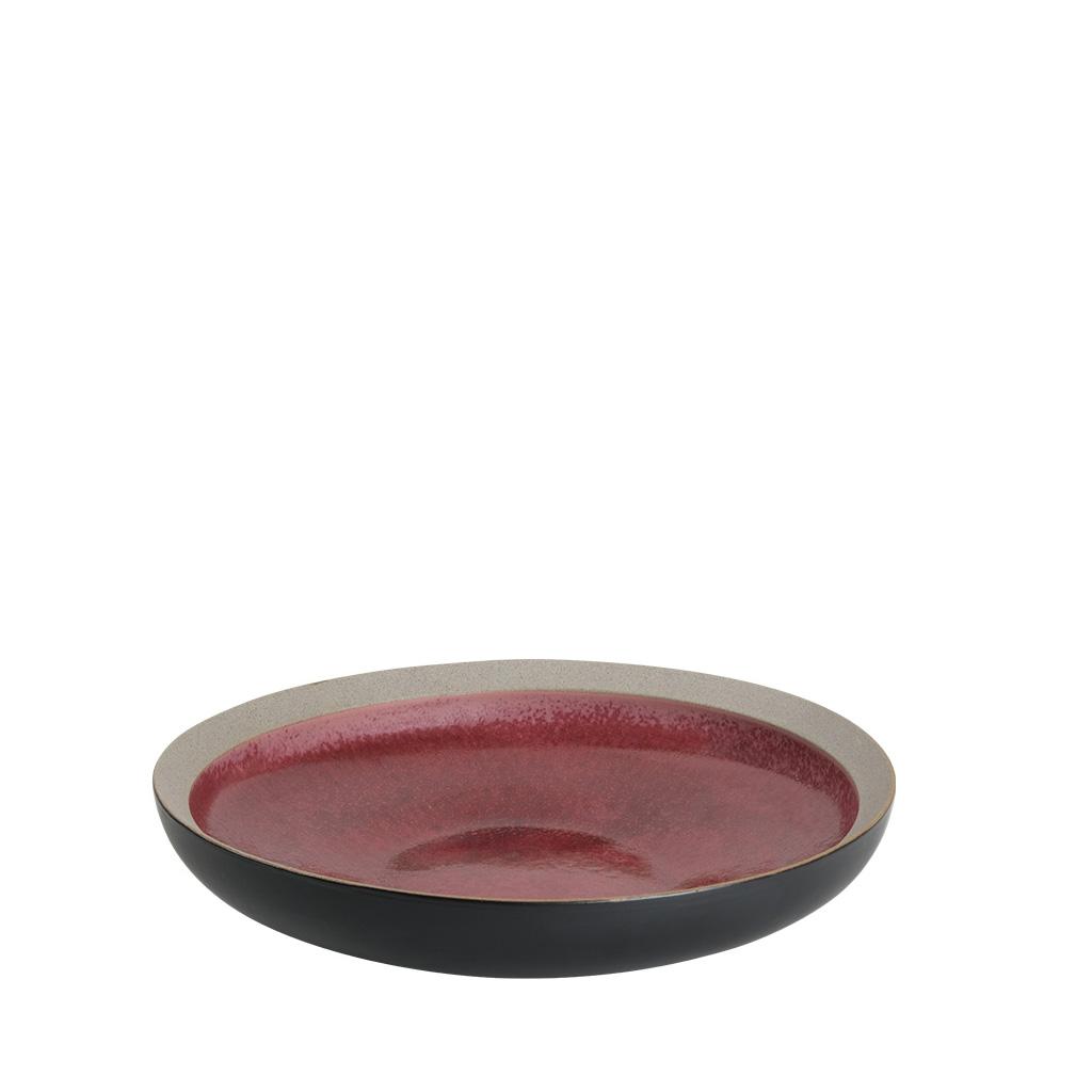 PLATO HONDO ROJO 20CM