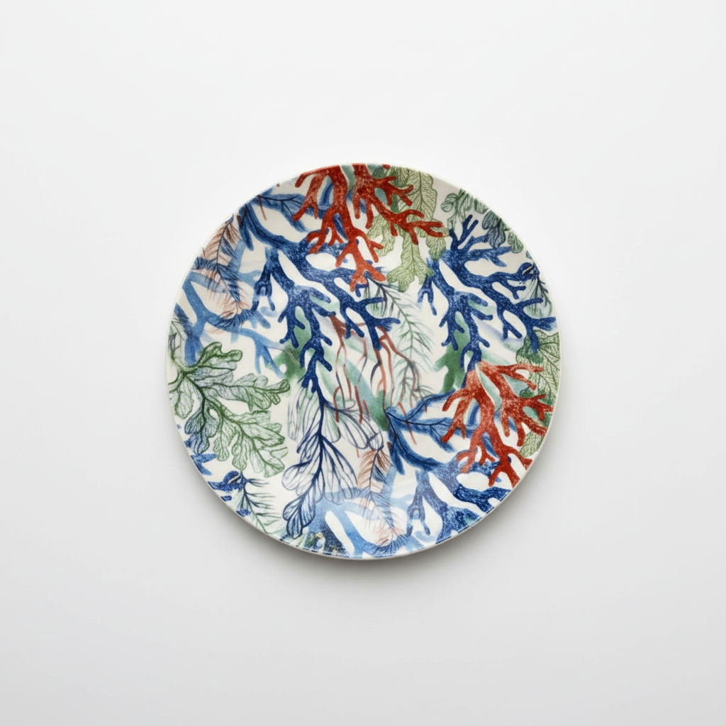 Plato coral - catálogo