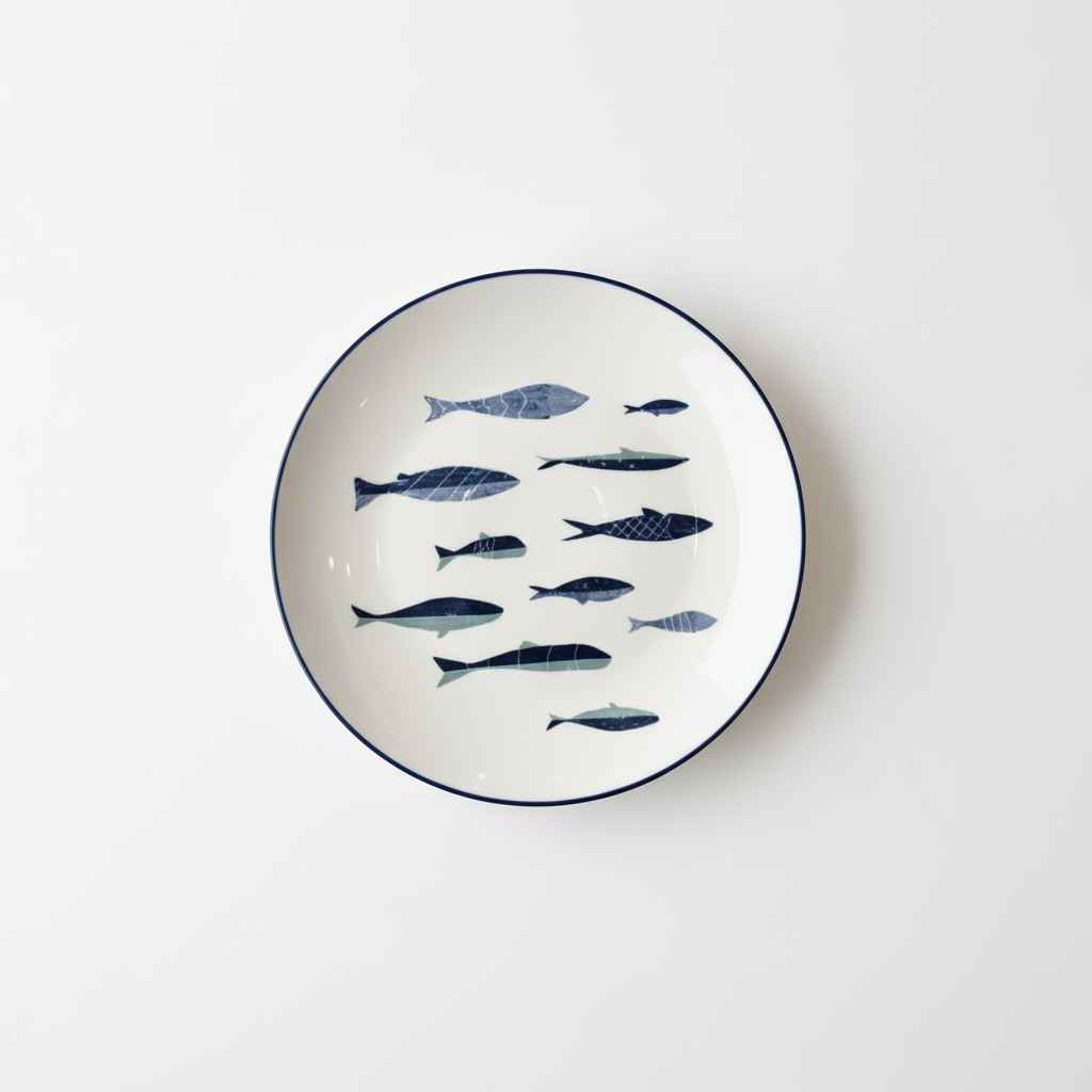 Plato hondo peces - catálogo