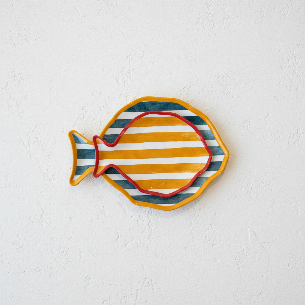 PLATO PEZ 28 CM MELAMINA