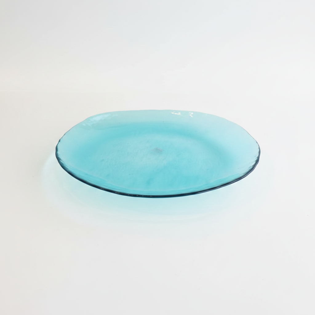 Plato turquesa - vista lateral