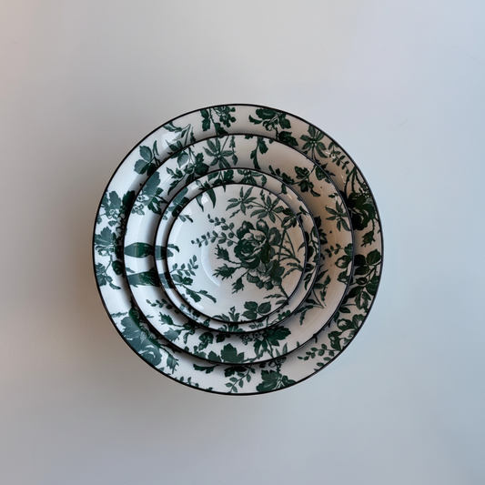 Platos Botánico Verde — Fondo Blanco Web