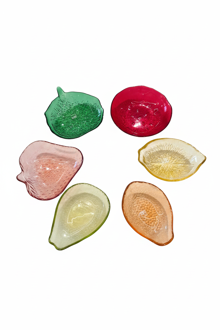 Set cuencos fruta - fondo blanco 1