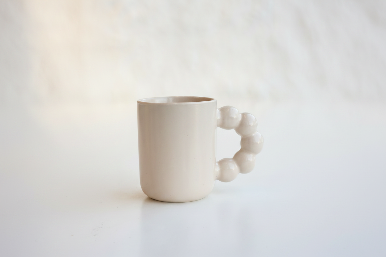 Taza cerámica bubble handle - vista general