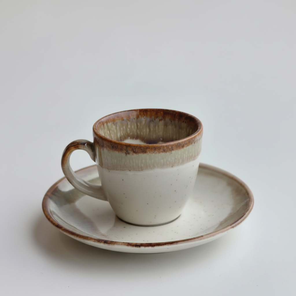 Taza y plato lateral